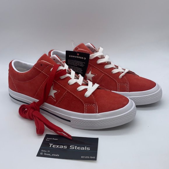 NEW Youth Converse One Star Red Sneakers